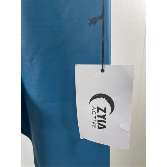 Zyia Active NWT Blue Light and Tight Hi Rise Leggings 7/8 Size 4 - Picture 3 of 10
